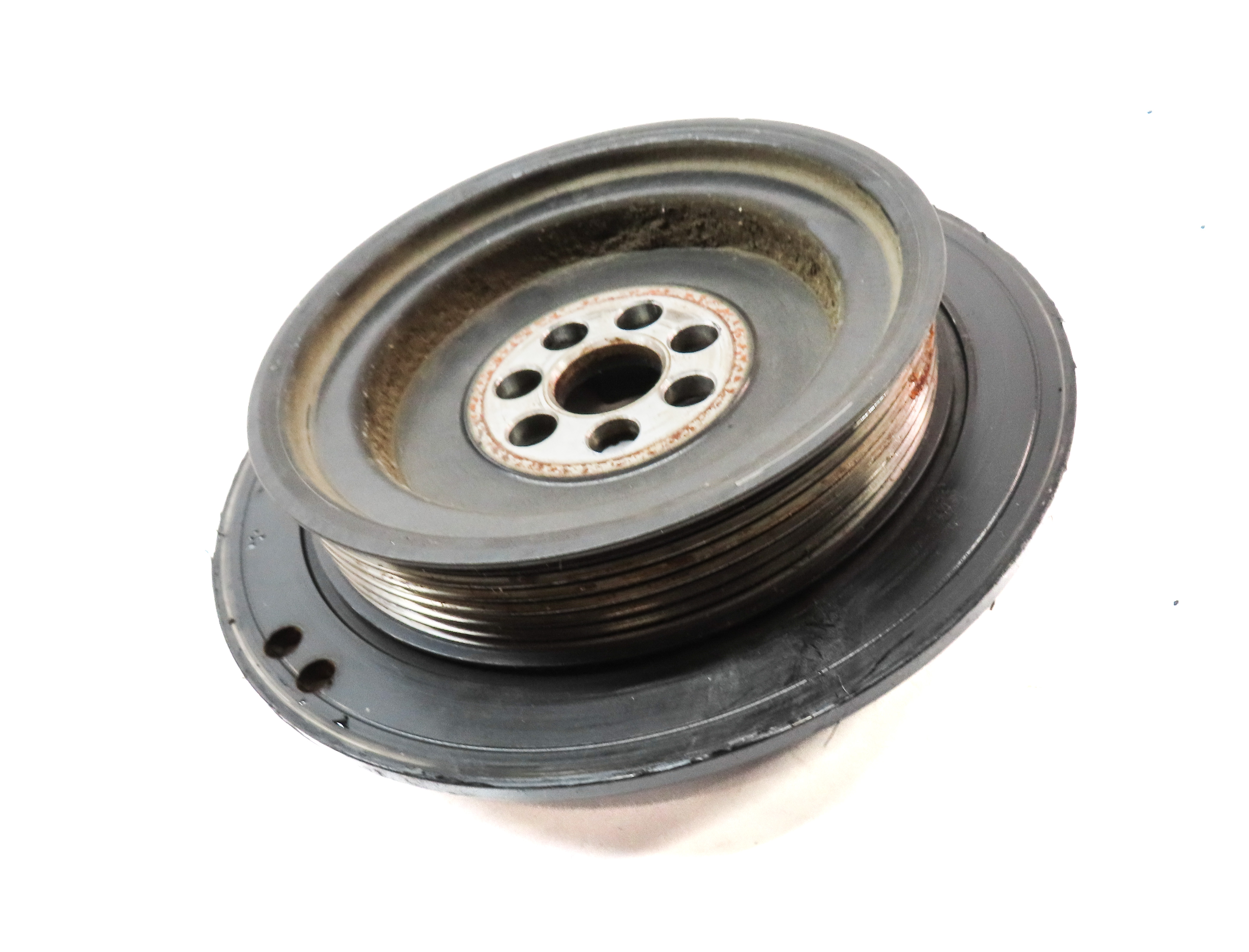 2011-2018 PORSCHE CAYENNE (958) 3.6L M55 ENGINE HARMONIC BALANCER CRANK PULLEY — exact item pictured